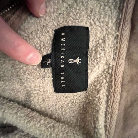 Women's Brown Half-Zip Sweatshirt - Picture 4 of 5